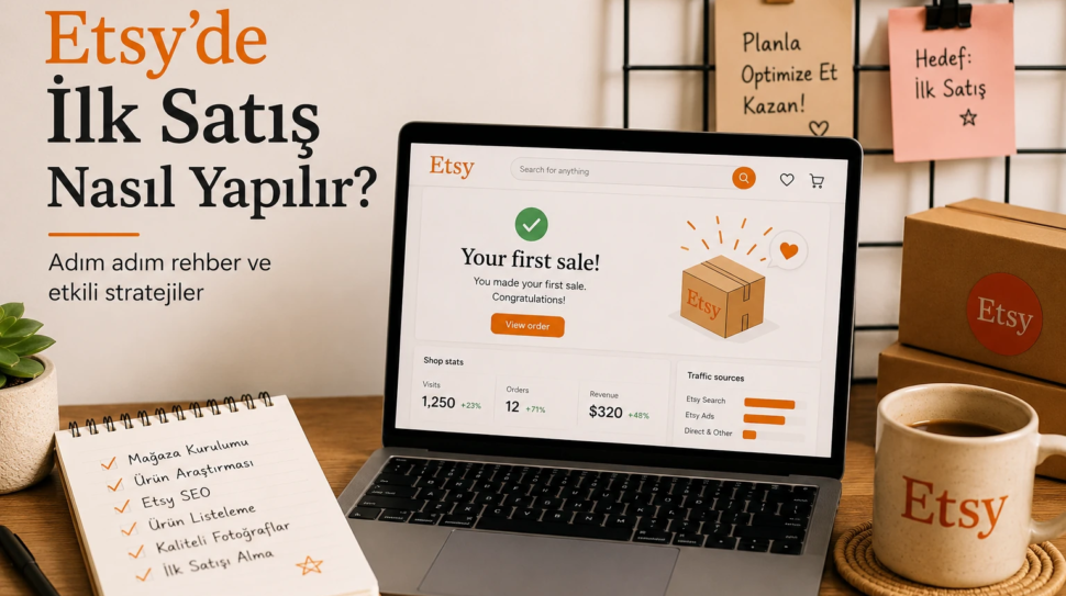 Etsy'de ilk satış ne kadar sürede gelir?